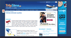 Desktop Screenshot of indonesie.tripzone.cz