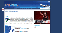 Desktop Screenshot of lesotho.tripzone.cz