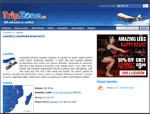 Tablet Screenshot of lesotho.tripzone.cz
