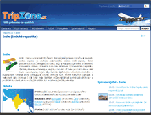 Tablet Screenshot of indie.tripzone.cz