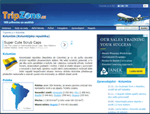 Tablet Screenshot of kolumbie.tripzone.cz