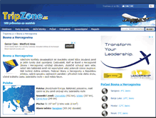 Tablet Screenshot of bosna-a-hercegovina.tripzone.cz