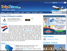 Tablet Screenshot of paraguay.tripzone.cz