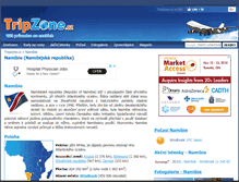 Tablet Screenshot of namibie.tripzone.cz