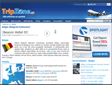 Tablet Screenshot of belgie.tripzone.cz