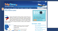 Desktop Screenshot of filipiny.tripzone.cz
