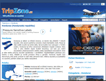 Tablet Screenshot of honduras.tripzone.cz